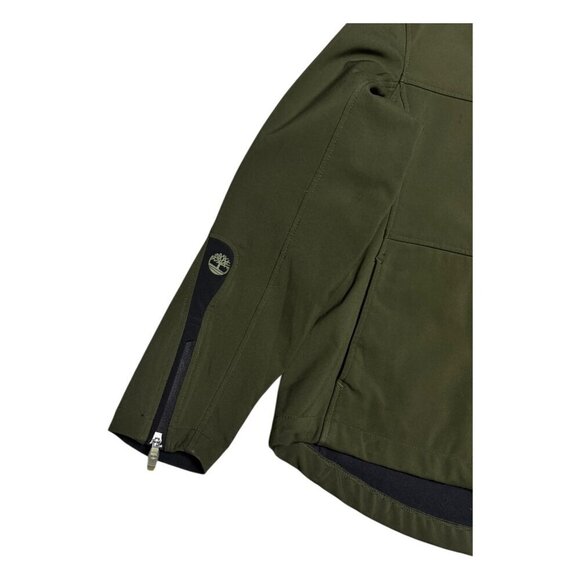 TIMBERLAND Waterproof Green Shell Windbreaker Outdoor Light Jacket Mens Medium - Picture 5 of 6